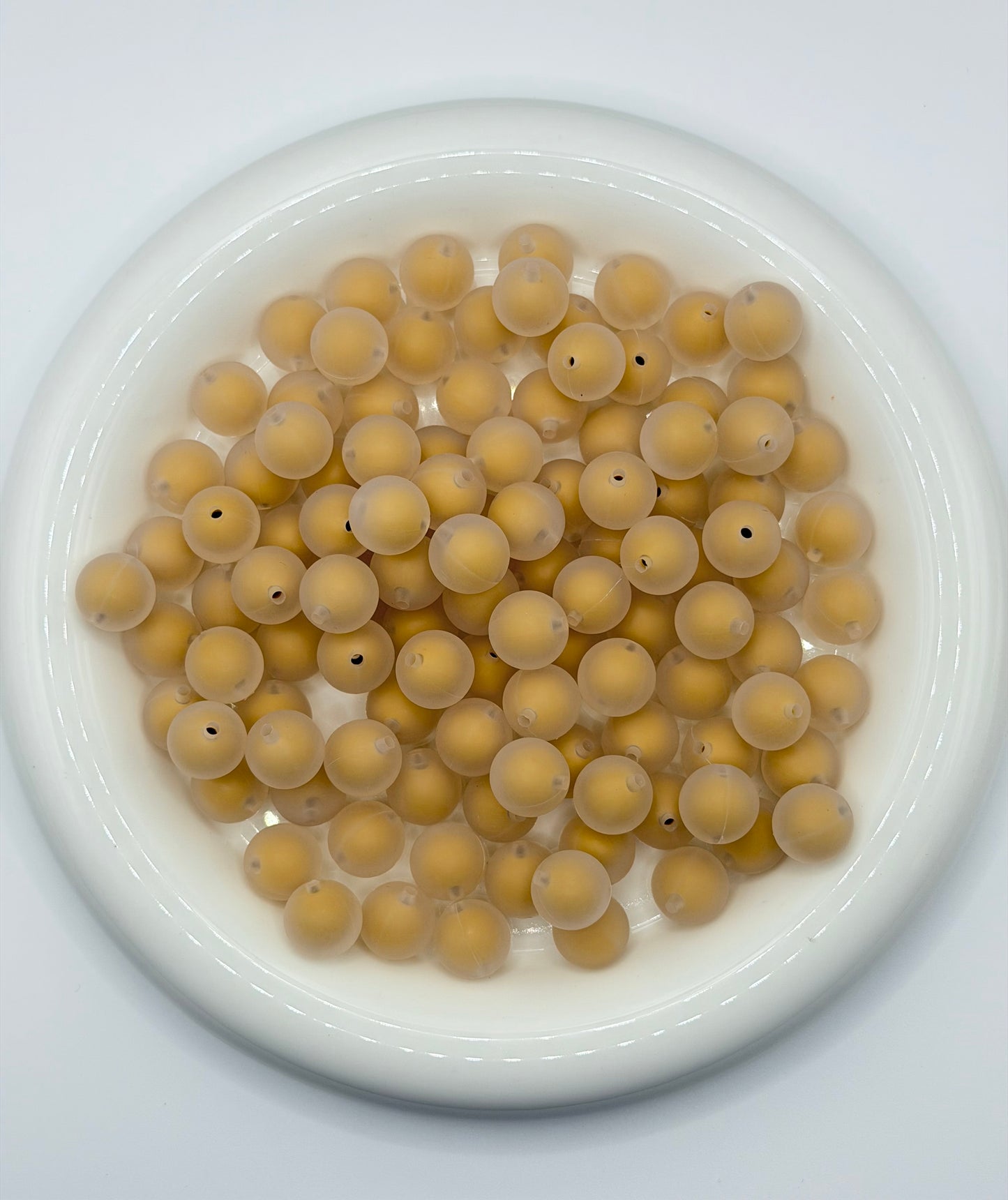 15mm Soft Double Layer Jelly Silicone Beads (1ct)