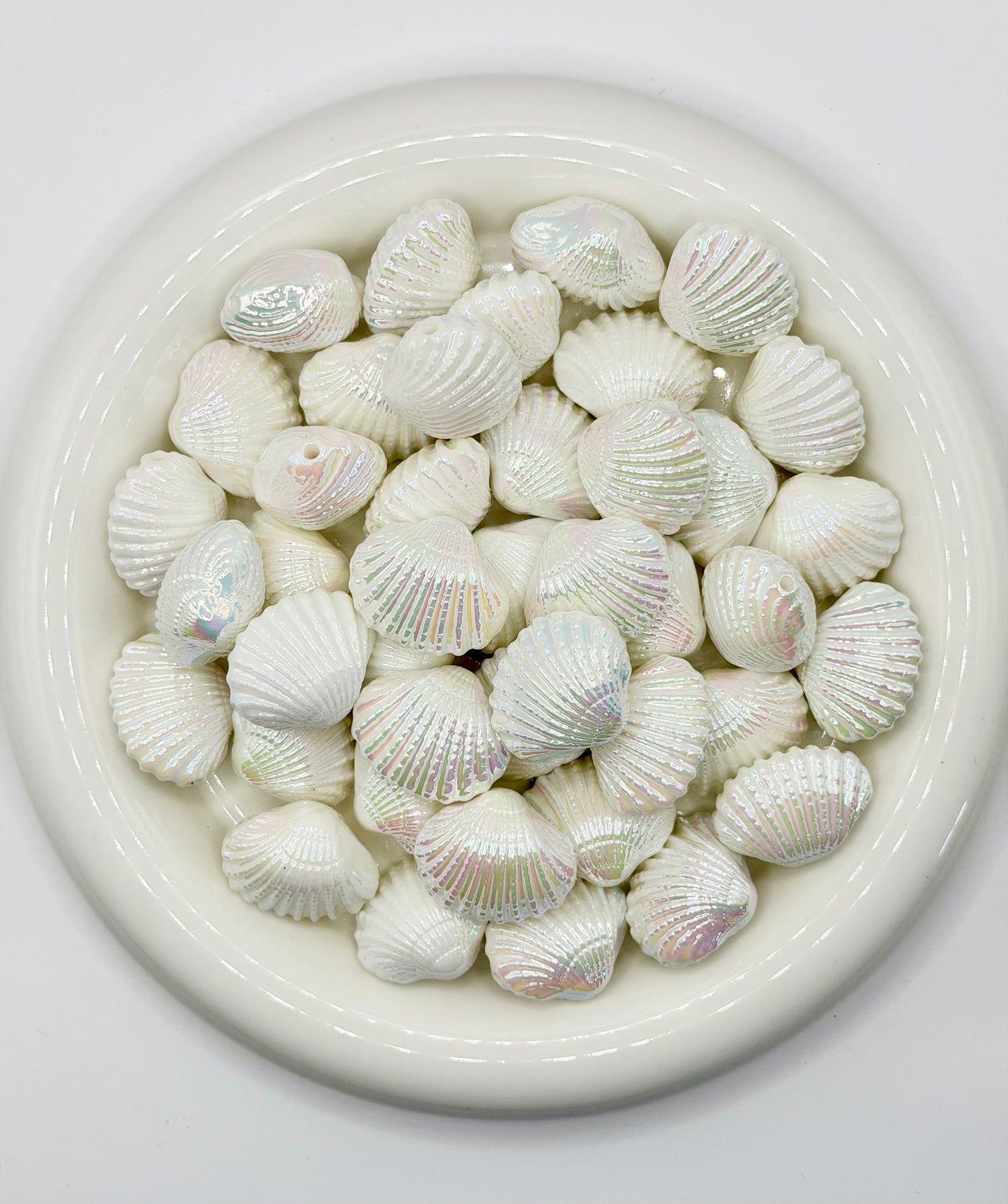 25mm Seashell Acrylic Beads (1PC)