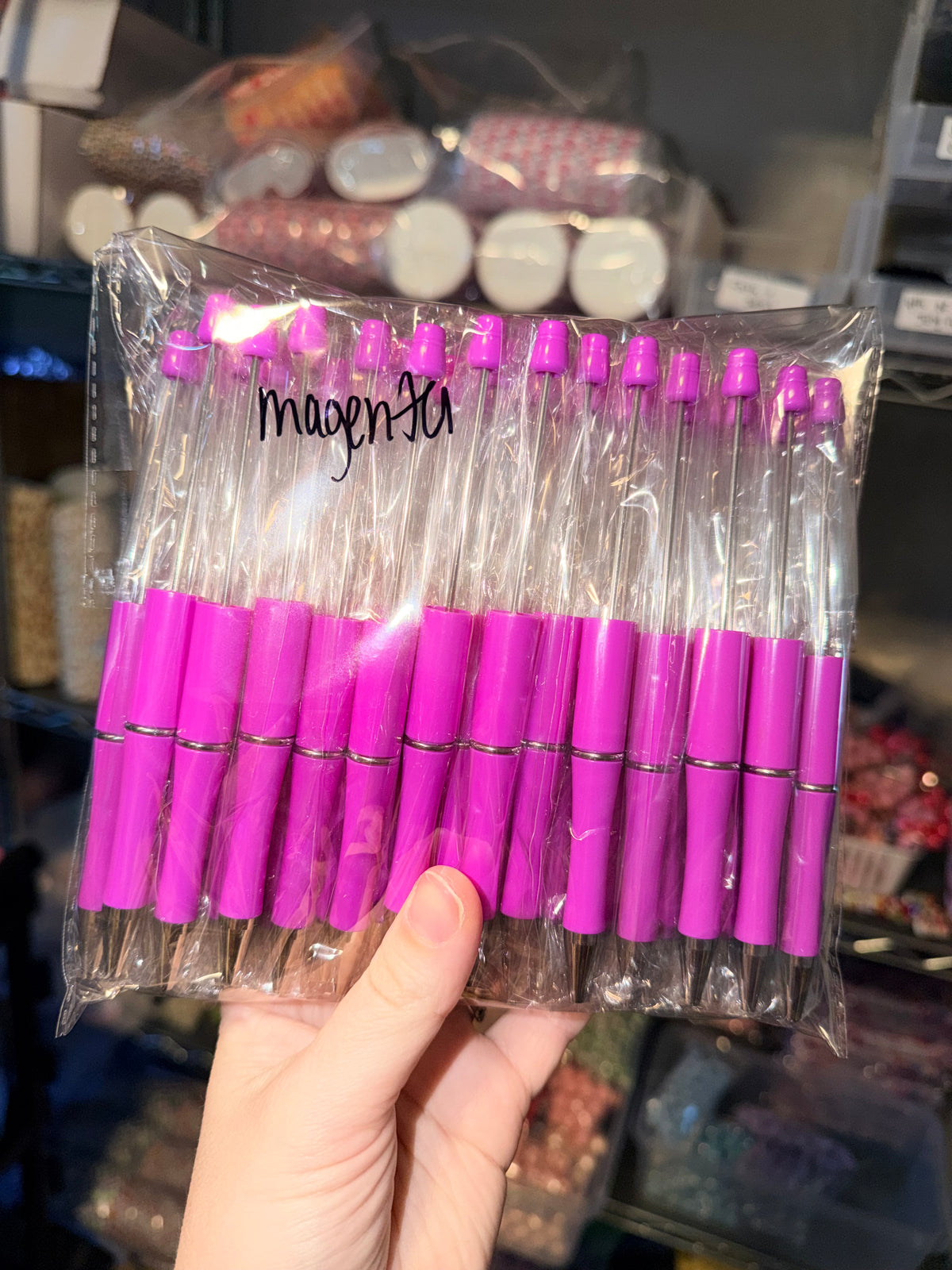 Solid color pens [pack of 50 per color]