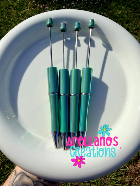 Dark sage opal beadable pen (1PC)