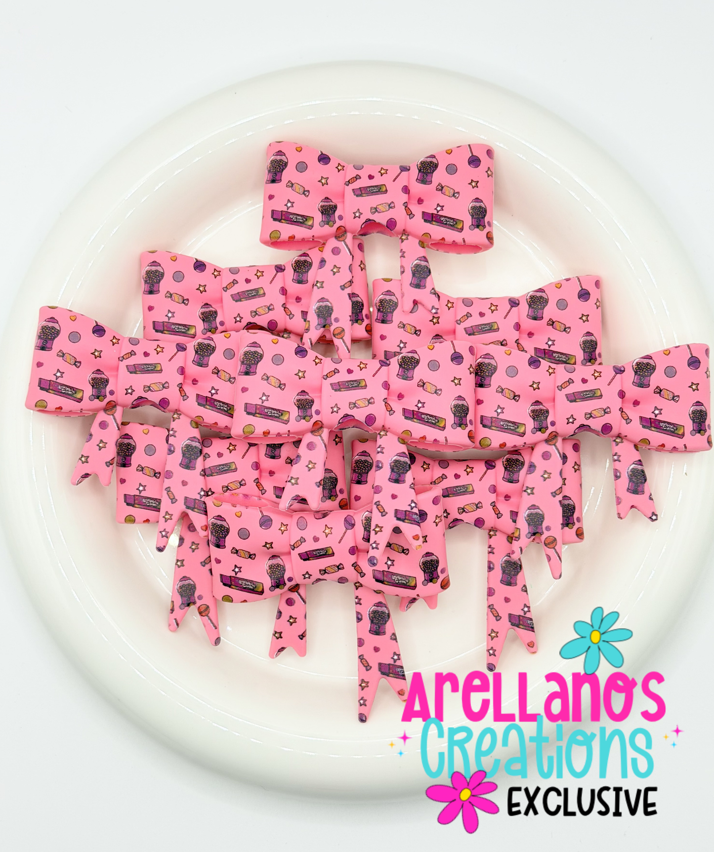 #208 Bubbaalicious Bubblegum Nostalgic Large Bow Focal EXCLUSIVE