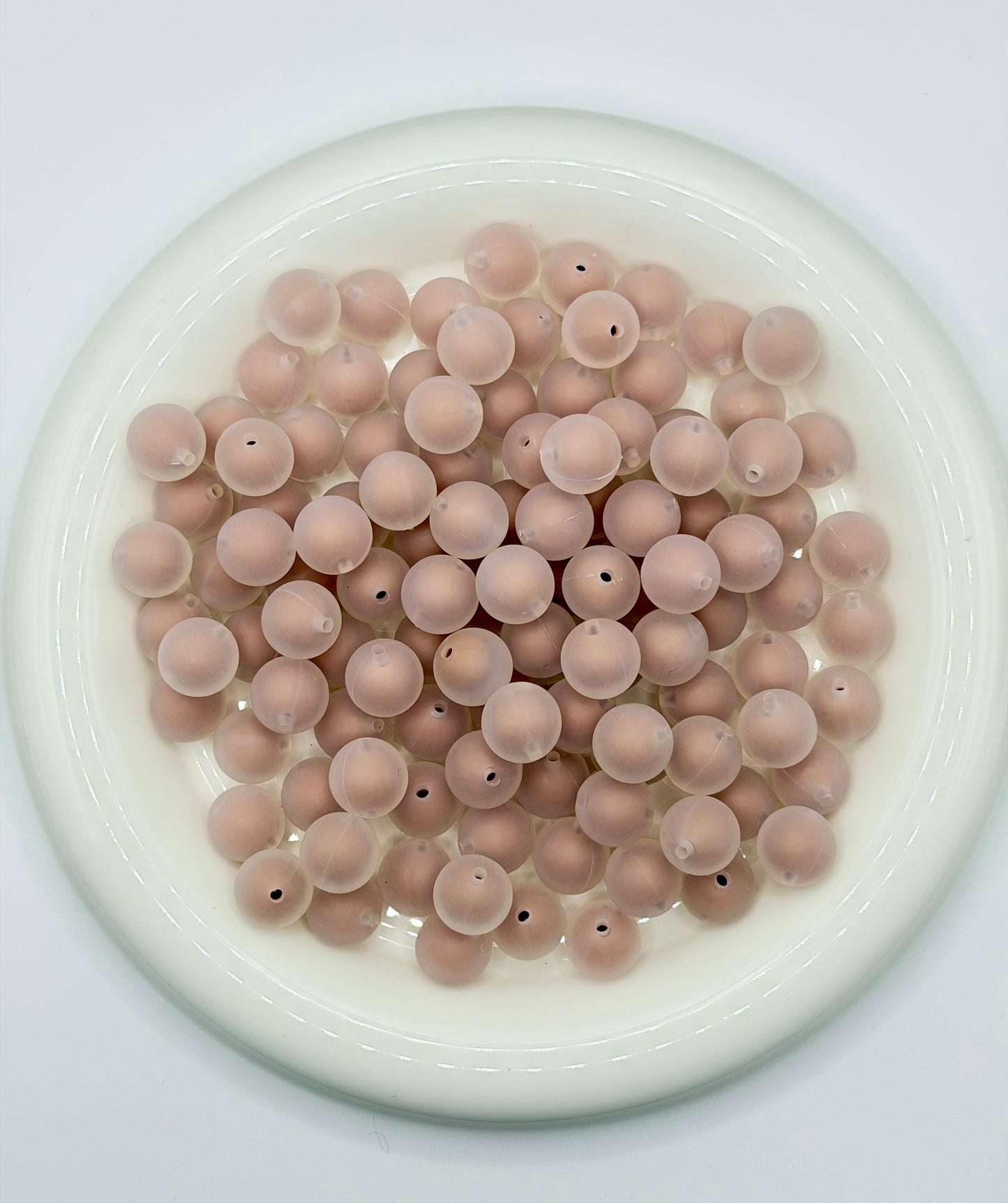 15mm Soft Double Layer Jelly Silicone Beads (1ct)