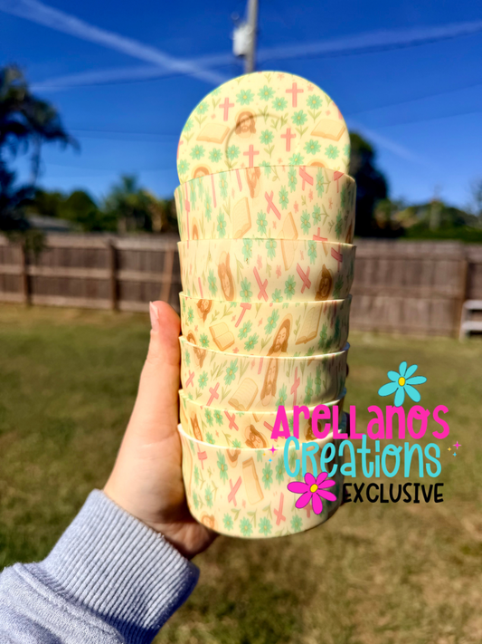 TB-116 Jesus is king printed tumbler boot EXCLUSIVE