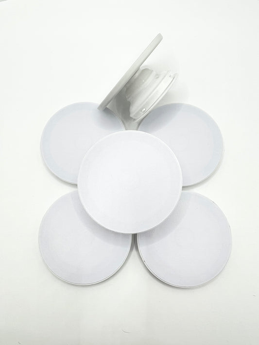MagSafe pop sockets (white circle)