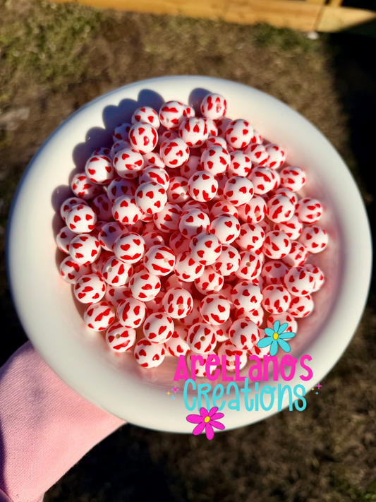 SP-213 Loads Of Love Silicone Beads (1PC)