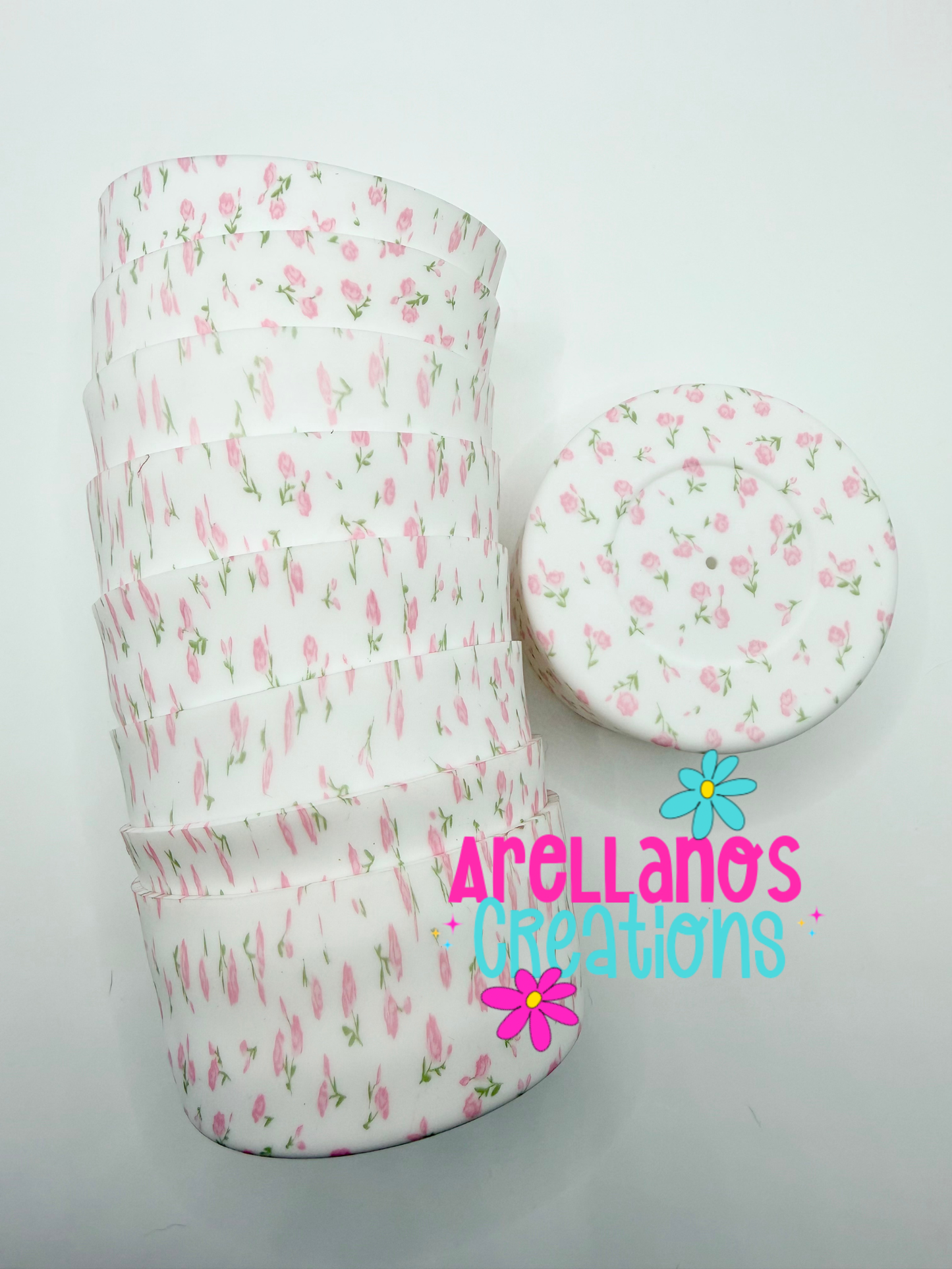 Petite Roses Silicone Tumbler Boot (1PC)