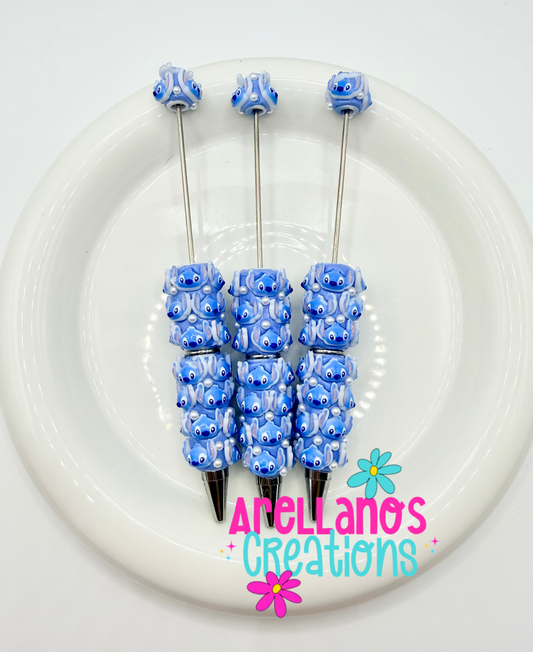 Blue Alien - Super Blingy Pens (1PC)