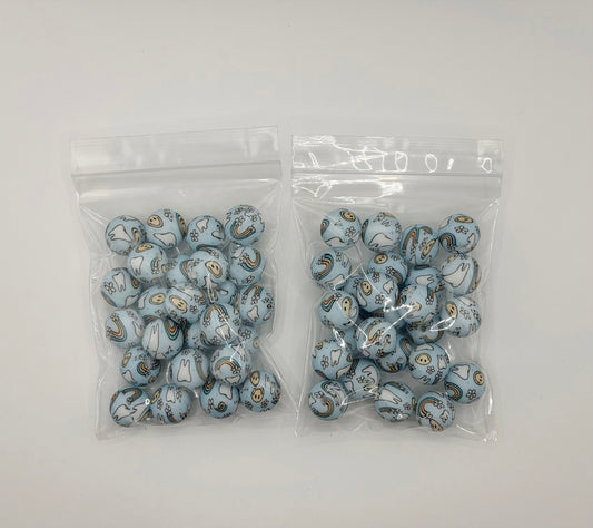 Dental 25ct 15mm silicone beads