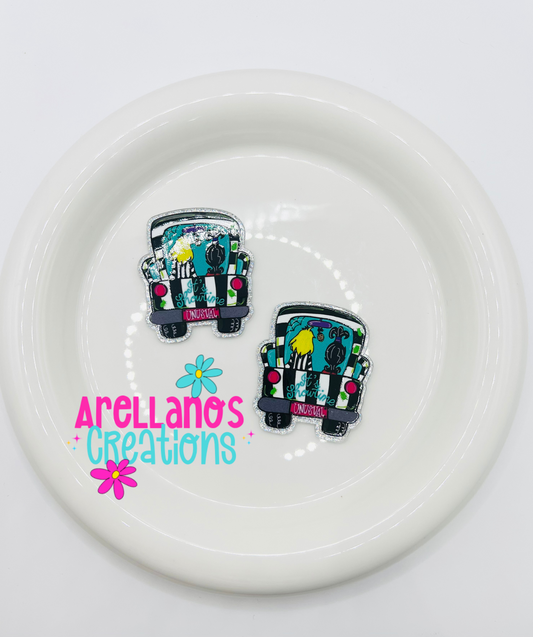 #19 beetle juice car - acrylic flatback