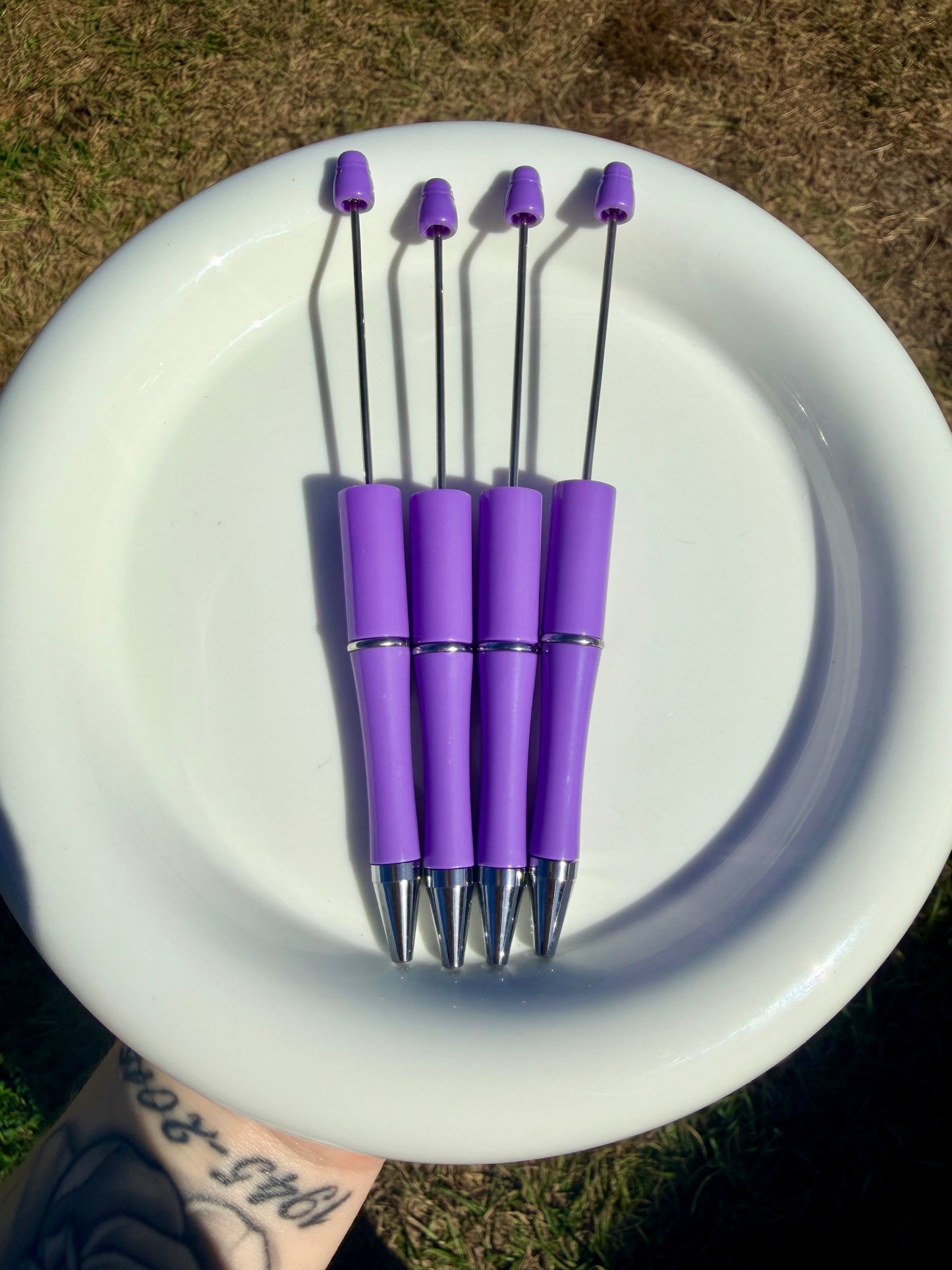 Orchid beadable pen (1PC)