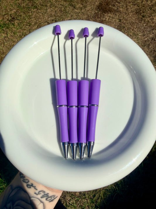 Orchid beadable pen (1PC)