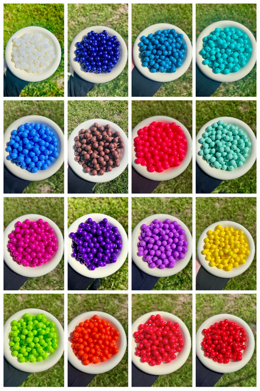 12mm opal silicone beads
