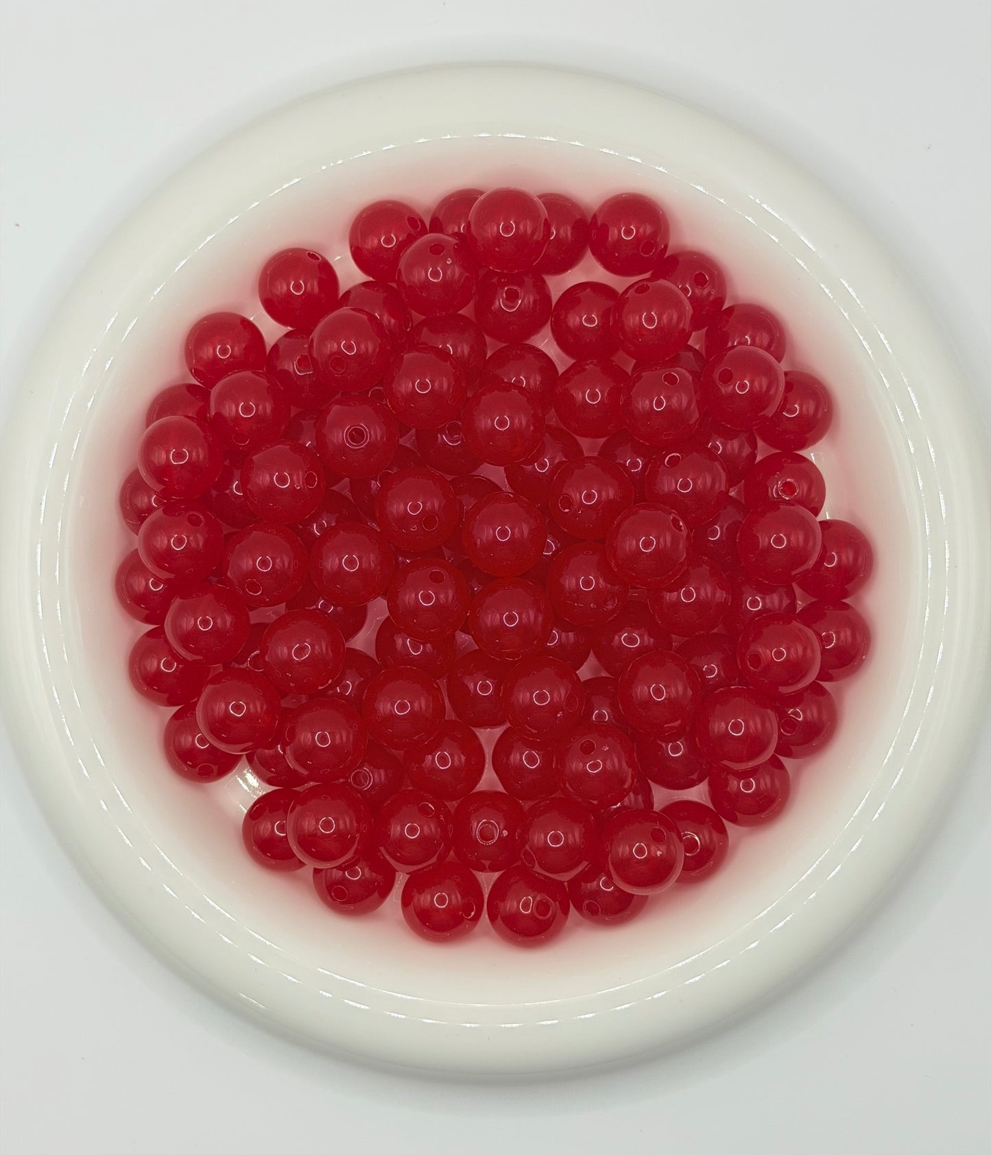 16mm Soft Jelly Acrylic Beads (PACK OF 10) 6 Different Color Options