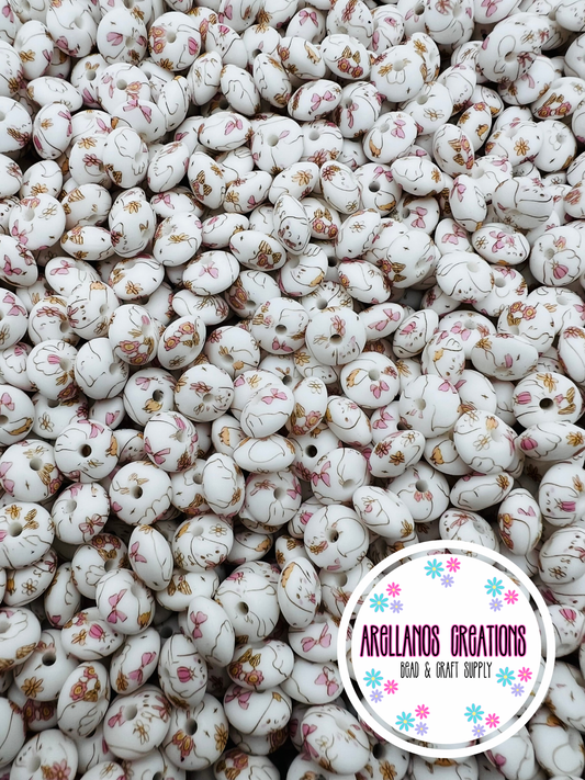 12mm Daisy & Maisie ghost besties silicone lentil spacers EXCLUSIVE