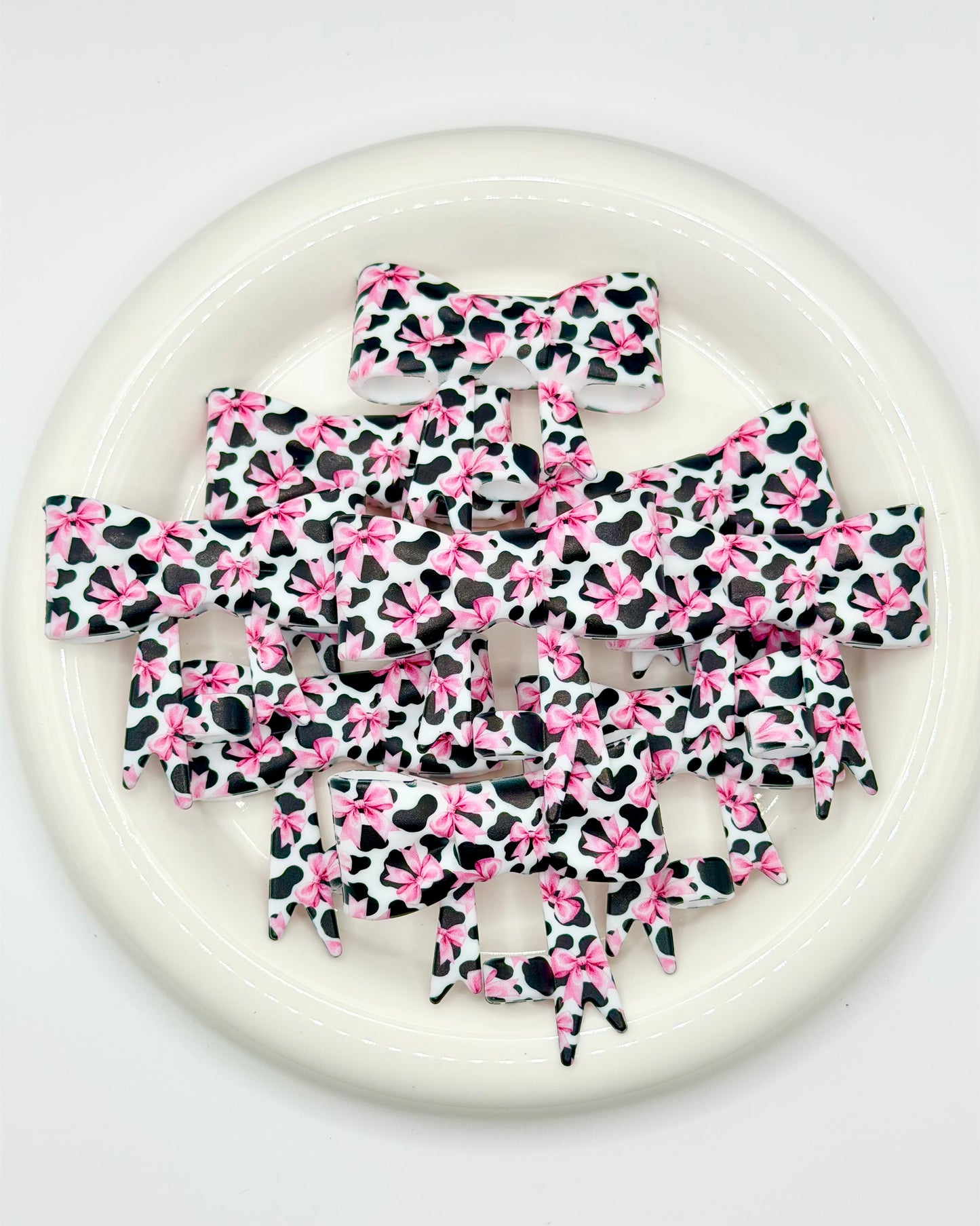 #233 Cowgirl Coquette Large Bow Straw Topper (1ct)