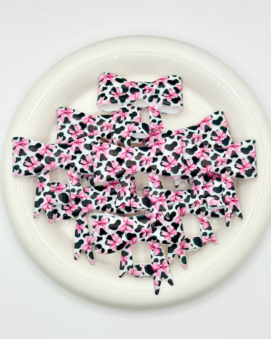 #233 Cowgirl Coquette Large Bow Straw Topper (1ct)