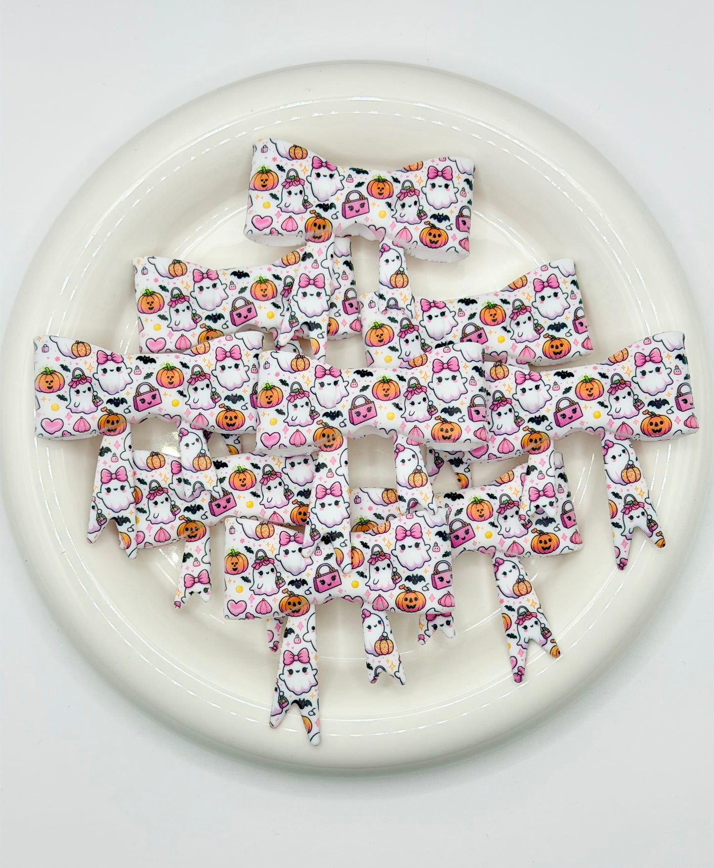 #329 Shopping Spree Ghosty Large Bow Focal (1ct)