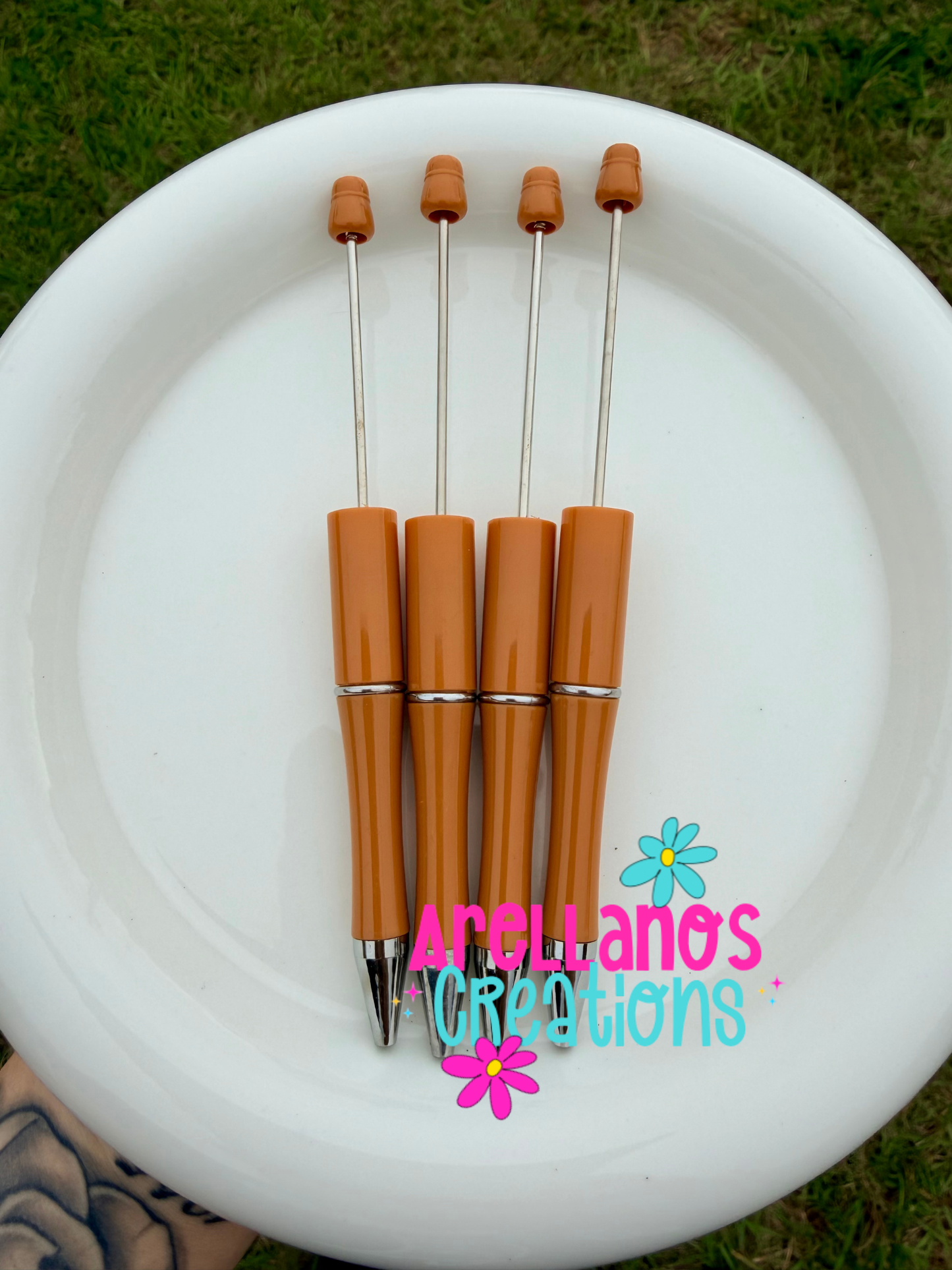 Caramel beadable pen (1PC)