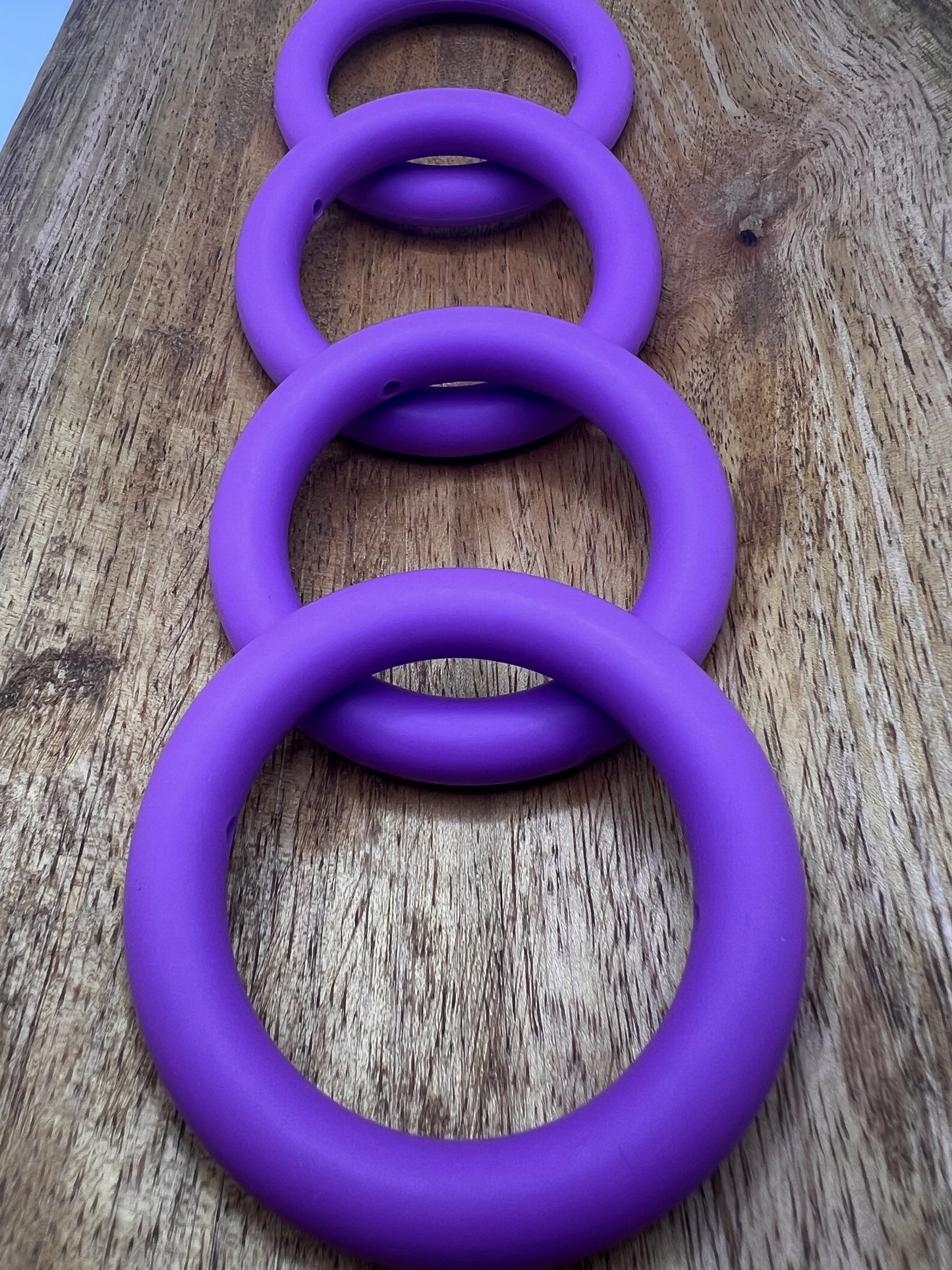 65mm Solid Silicone Rings (4 Colors)