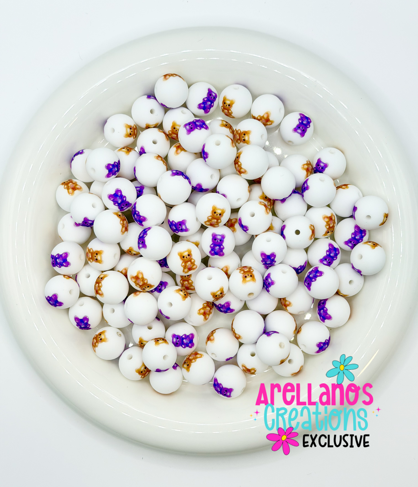 SP-222 Gummy Bears Double Sided Silicone Beads EXCLUSIVE (1ct)