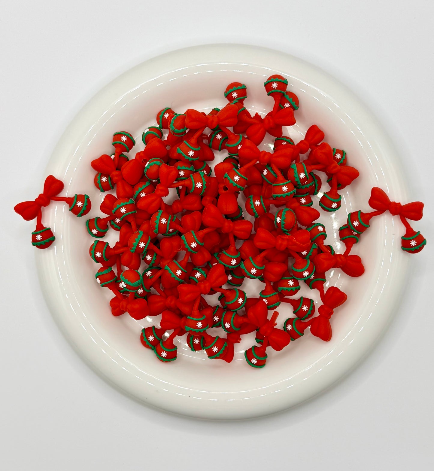 3D Jingle Bell Ornament Bow Focal EXCLUSIVE (1ct)