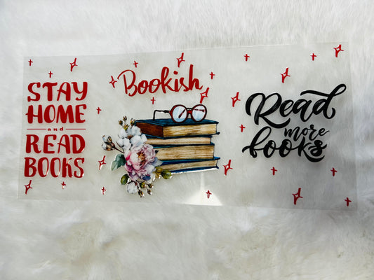 Bookish 16oz UV DTF wrap