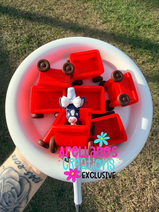 3D Red Wagon EXCLUSIVE Focal