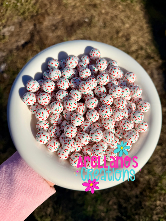 SP-212 Simple Cherries Silicone Beads (1PC)