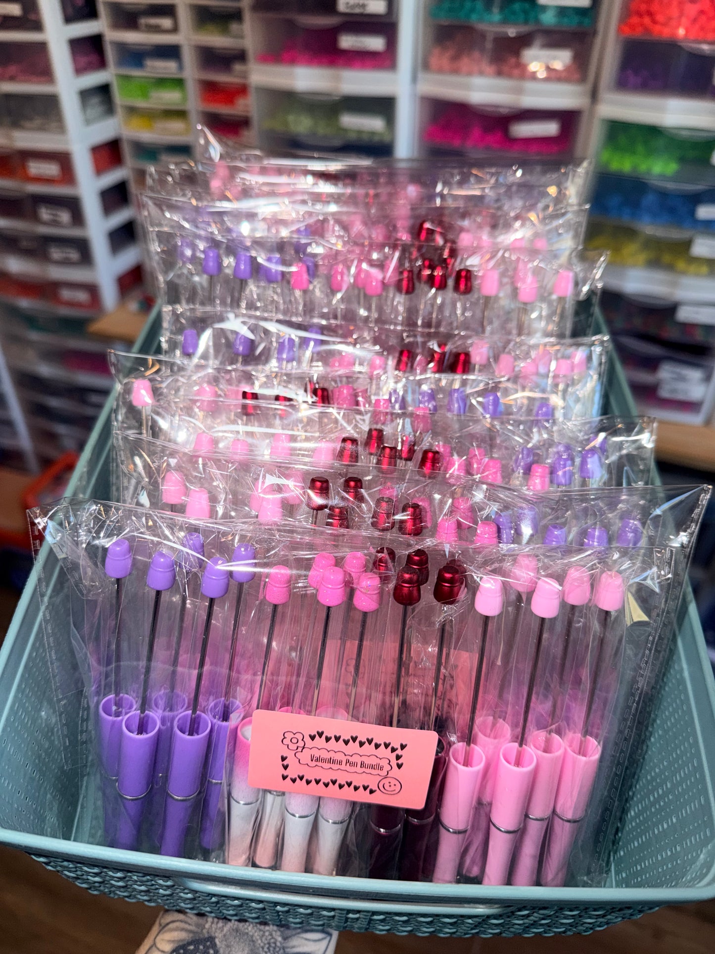 Beadable Pen Pack - VALENTINE BUNDLE (Pack of 20)