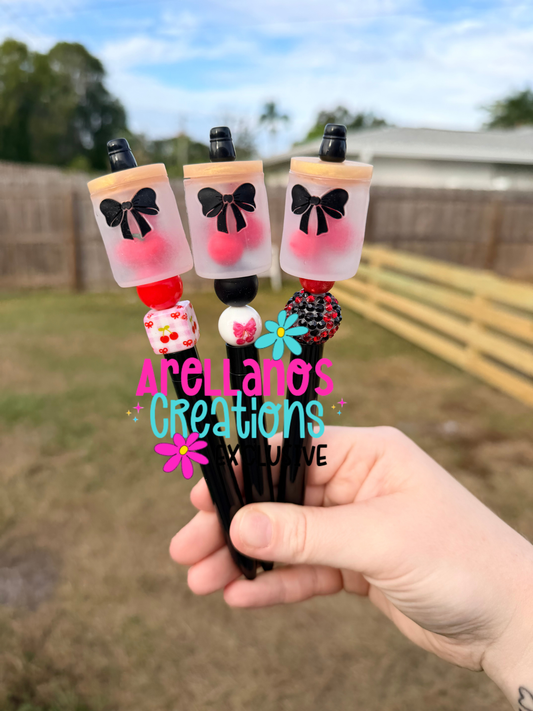 3D Cherry Jar W/ Black Bow EXCLUSIVE Focal