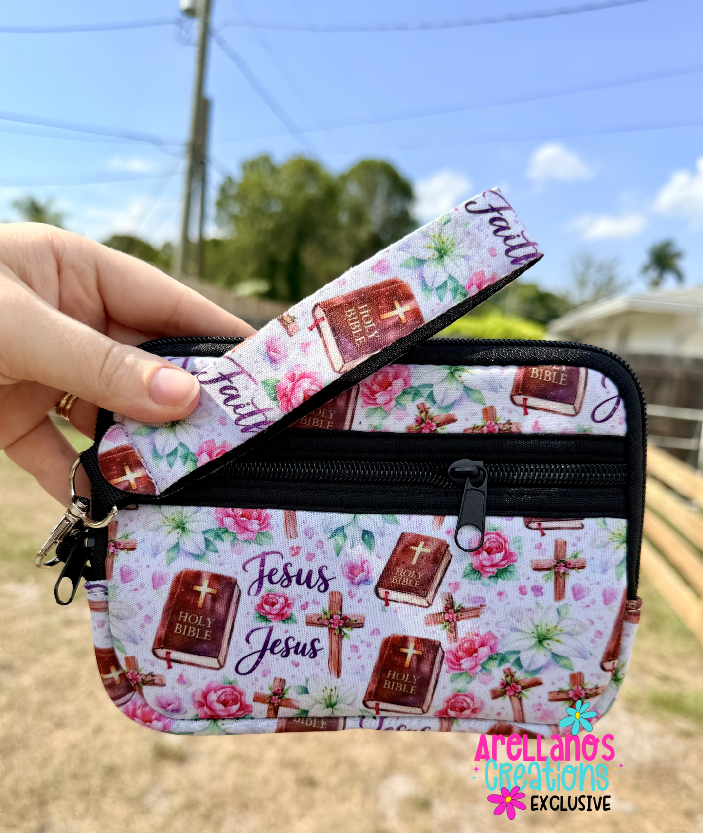 Jesus & Faith Wristlet Wallet (1ct) EXCLUSIVE