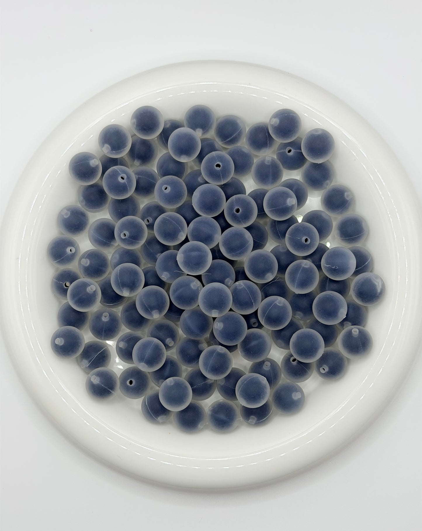 15mm Soft Double Layer Jelly Silicone Beads (1ct)
