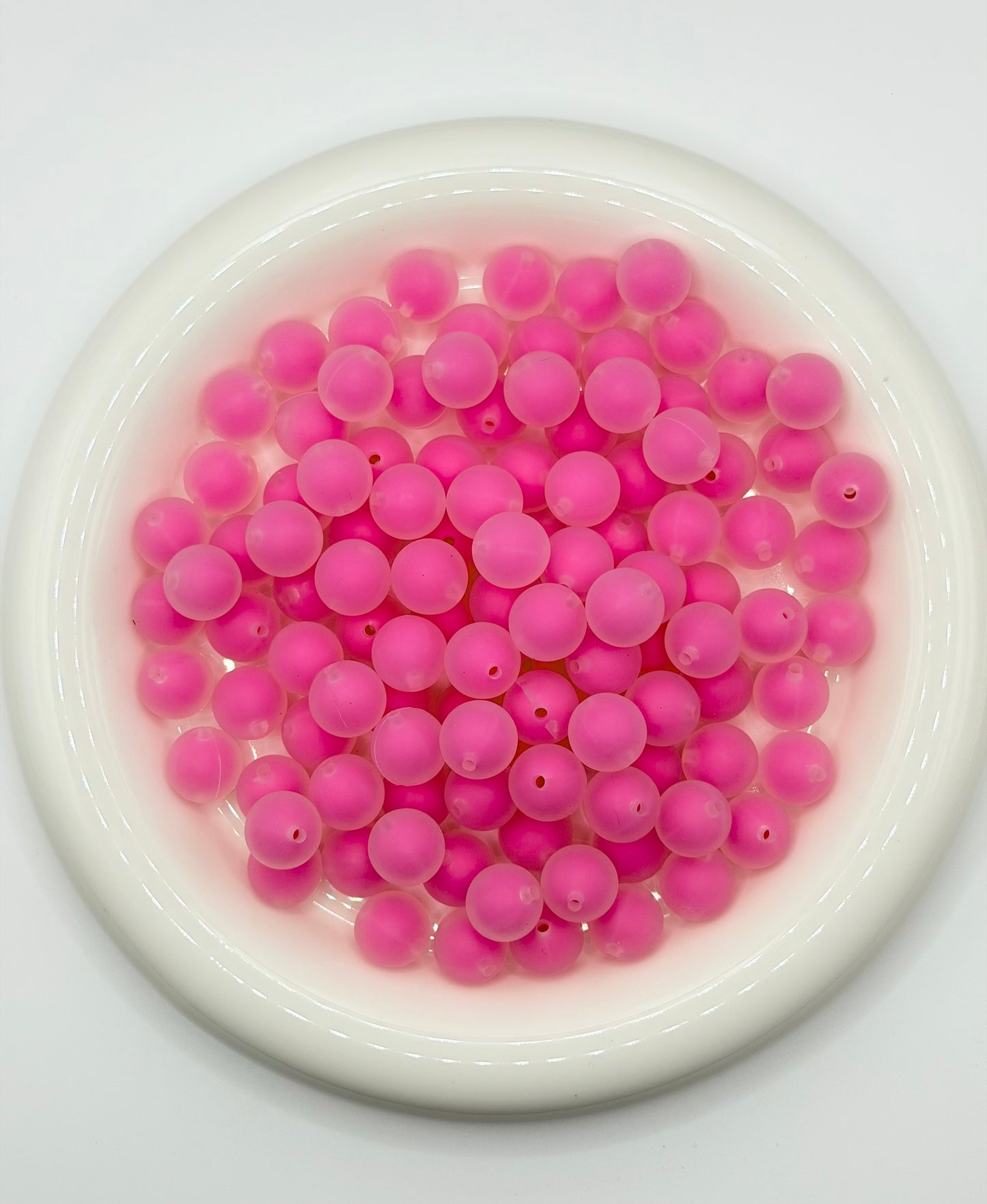 15mm Soft Double Layer Jelly Silicone Beads (1ct)
