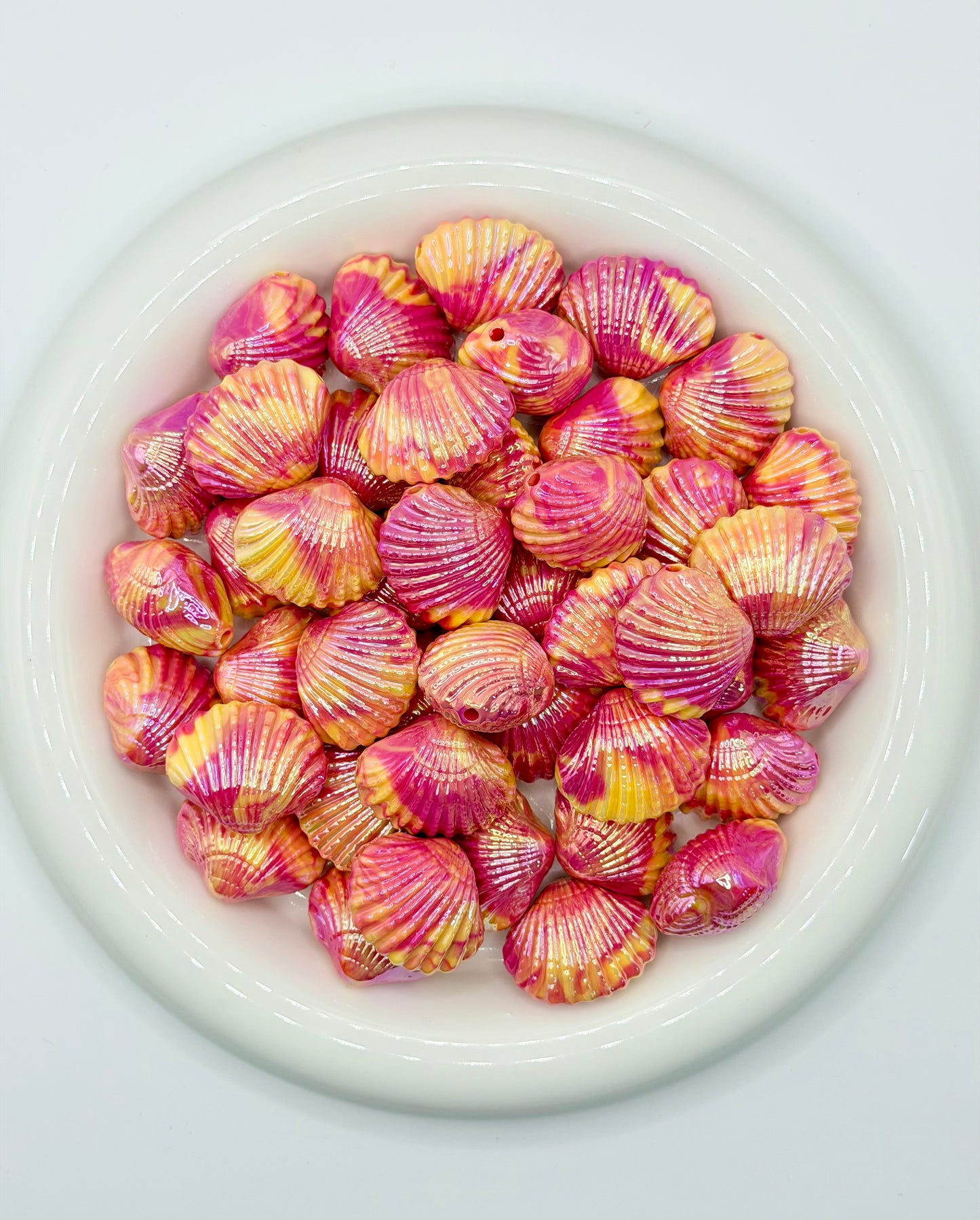 25mm Seashell Acrylic Beads (1PC)