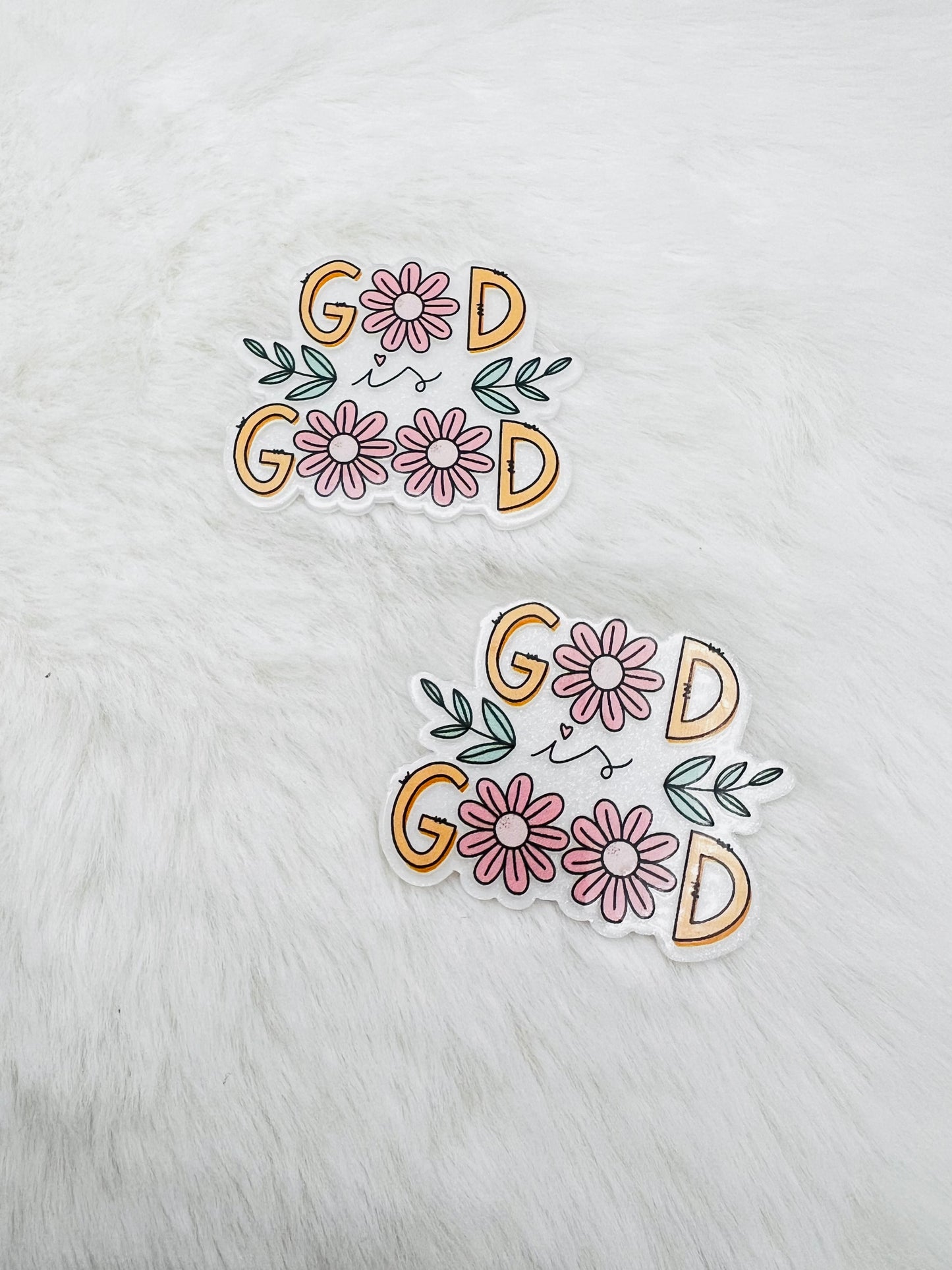God is good flatback acrylic