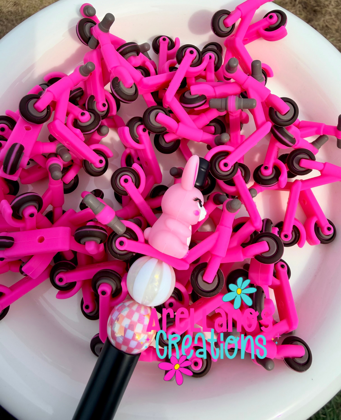 3D Hot Pink Scooter Focal BCS EXLUSIVE