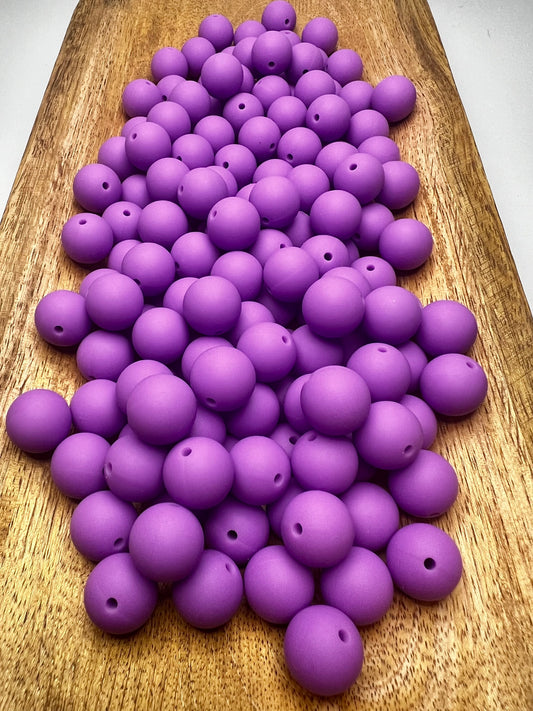 Dark Orchid 15mm Solid Silicone