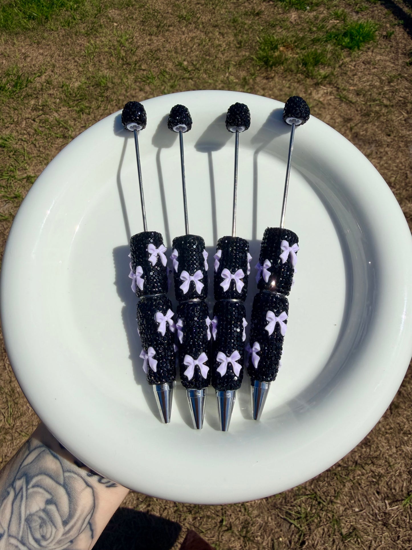 Lilac Bow Super Blingy Pen (1ct)