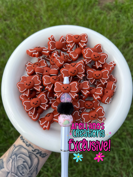 3D gingerbread bow EXCLUSIVE focal