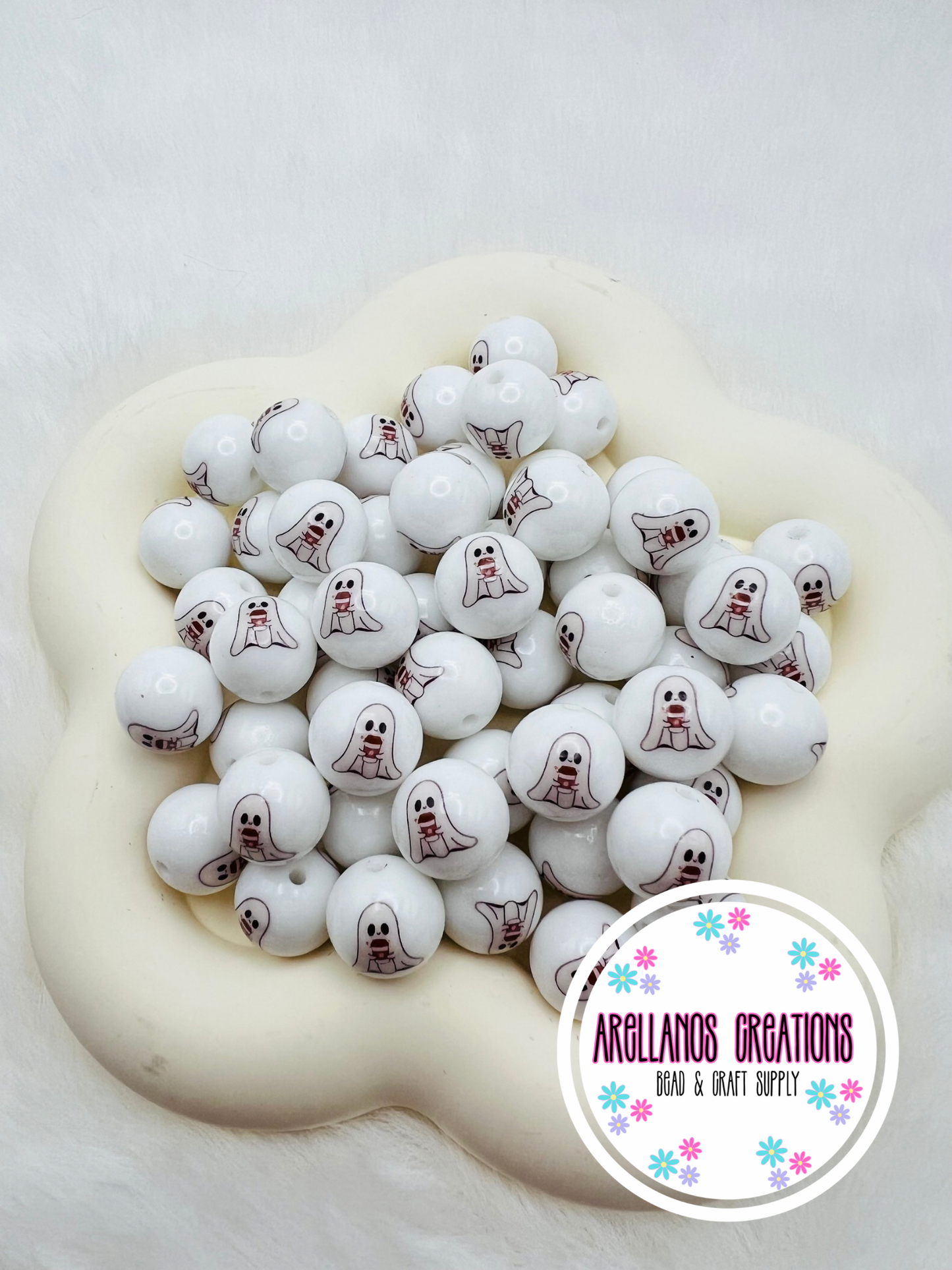 15mm coffee ghosty liquid silicone beads EXCLUSIVE