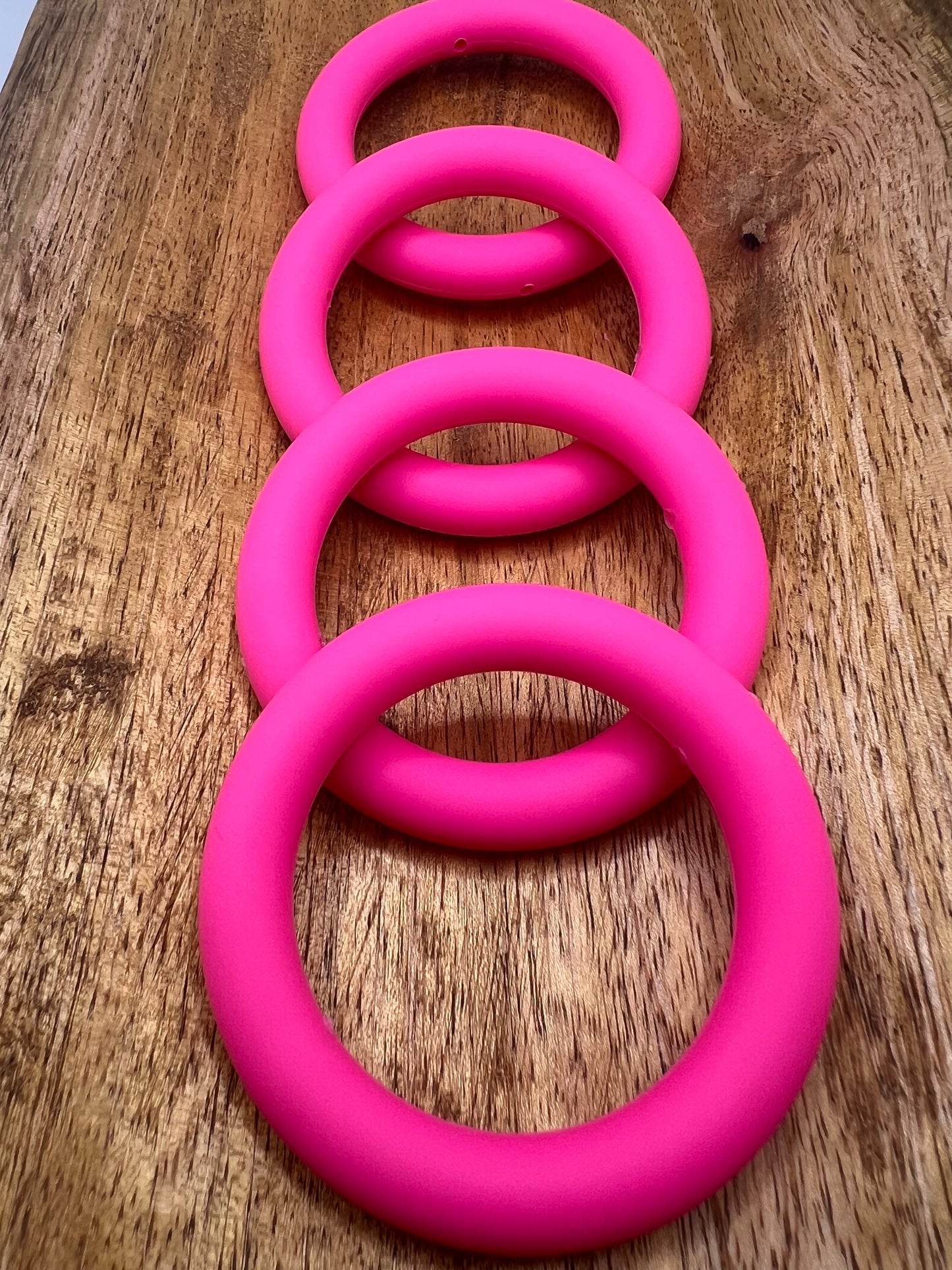 65mm Solid Silicone Rings (4 Colors)