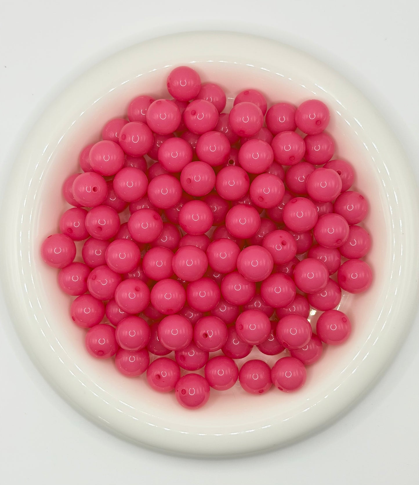 16mm Soft Jelly Acrylic Beads (PACK OF 10) 6 Different Color Options