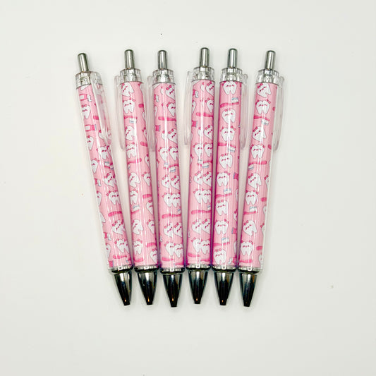 Pink Dental Ball Point Pen (1ct)