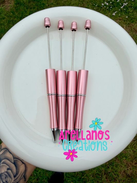 Rose gold beadable pen (1PC)