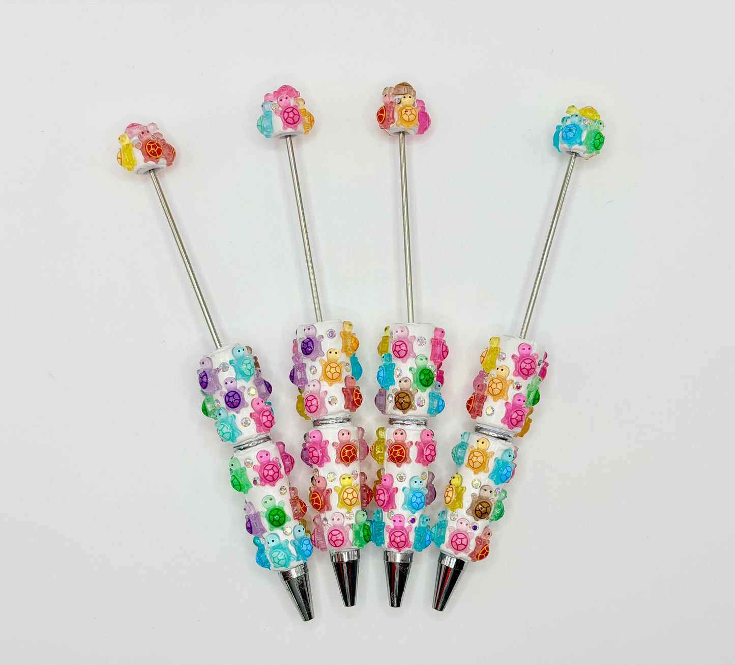 Multicolor Turtle Charm Blingy Pen (1ct)