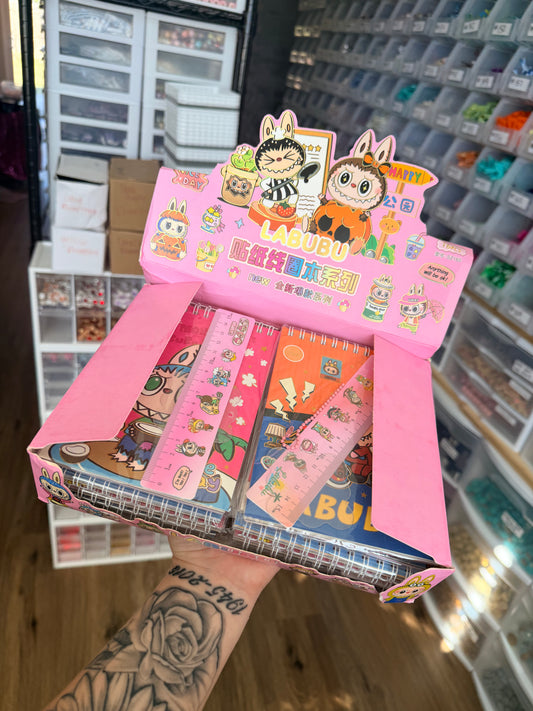 Labu sticker/ activity books W/ ruler (selected at random)