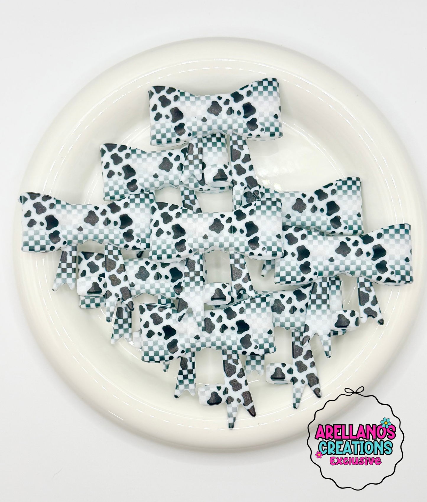 #353 Cow Couture Large Bow Straw Topper EXCLUSIVE (1ct)