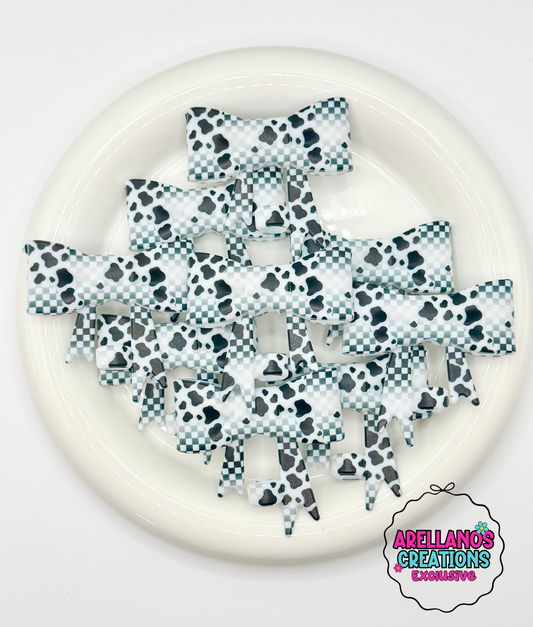 #353 Cow Couture Large Bow Straw Topper EXCLUSIVE (1ct)