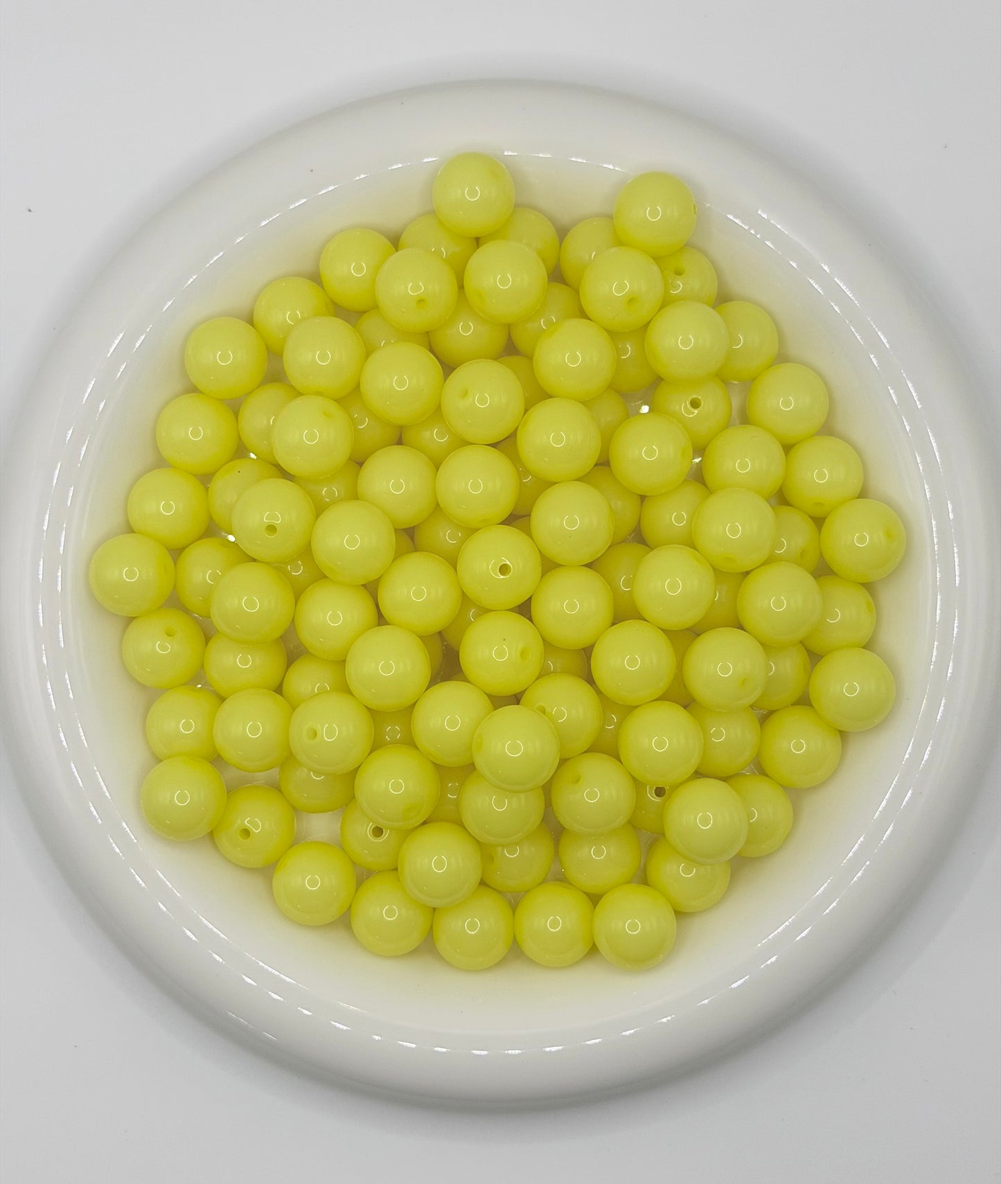 16mm Soft Jelly Acrylic Beads (PACK OF 10) 6 Different Color Options