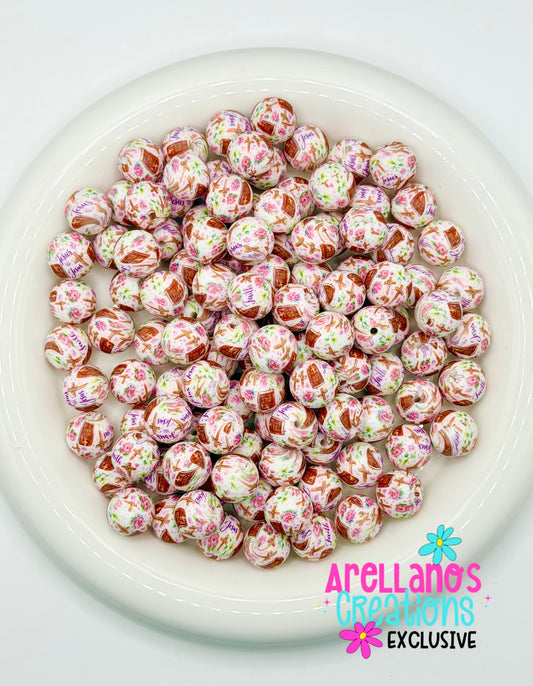 15mm Jesus & Faith Silicone Beads (1ct) EXCLUSIVE